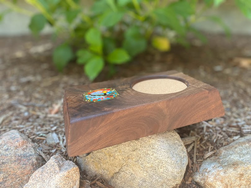 Coaster - Solid Walnut (Option for Coin Inlay or Personalization)