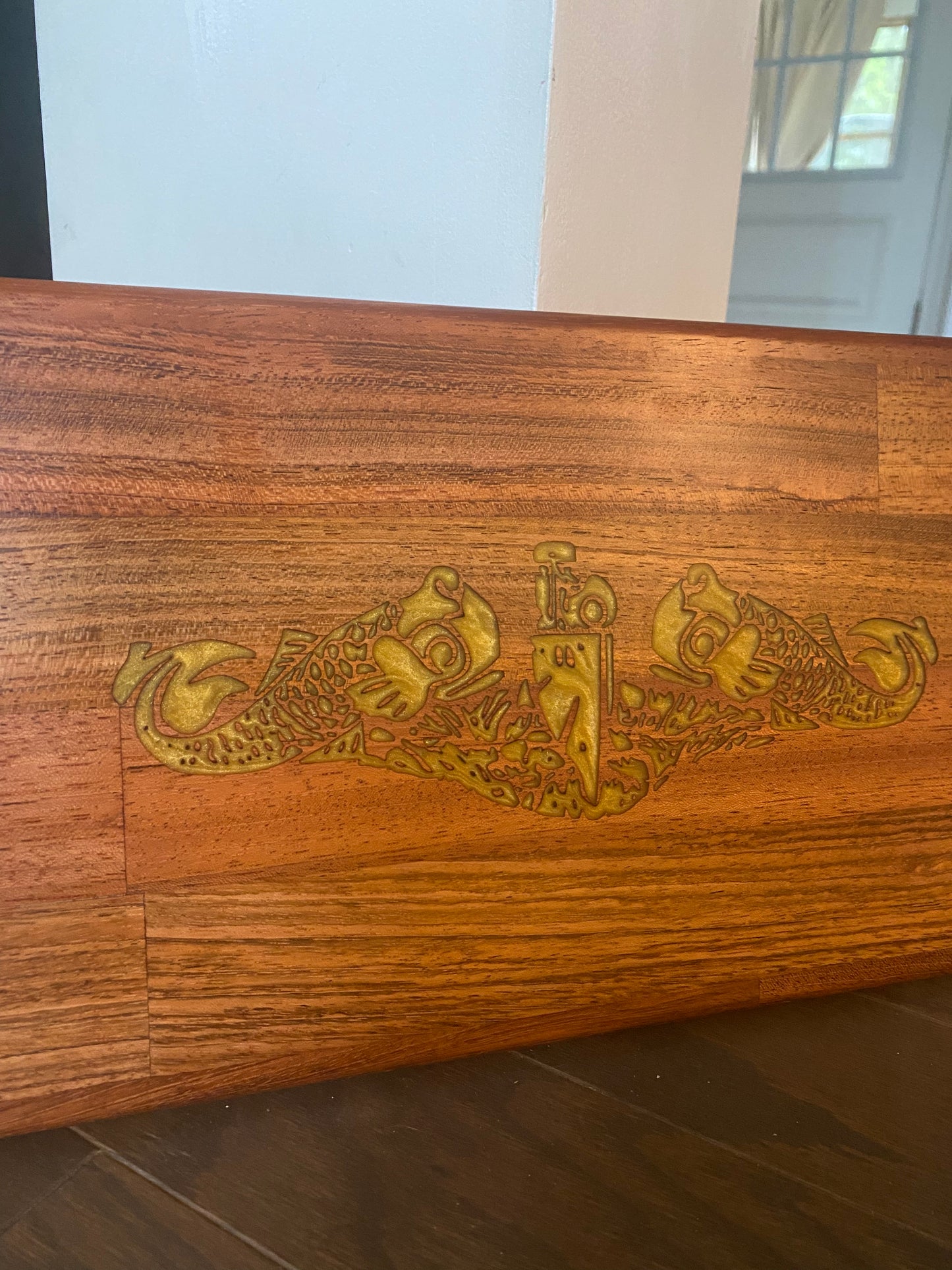 Submarine Inlaid Charcuterie Board