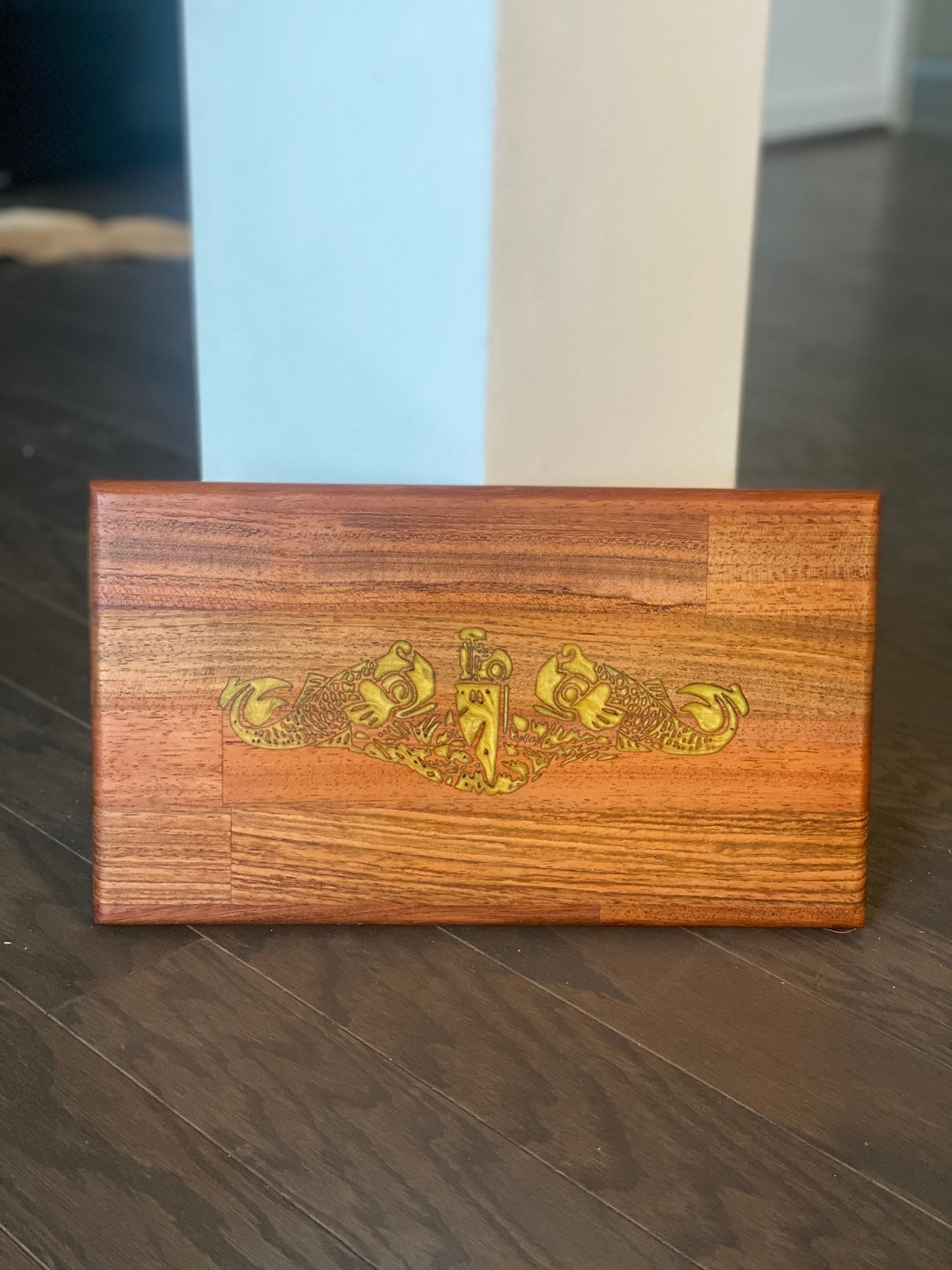 Submarine Inlaid Charcuterie Board