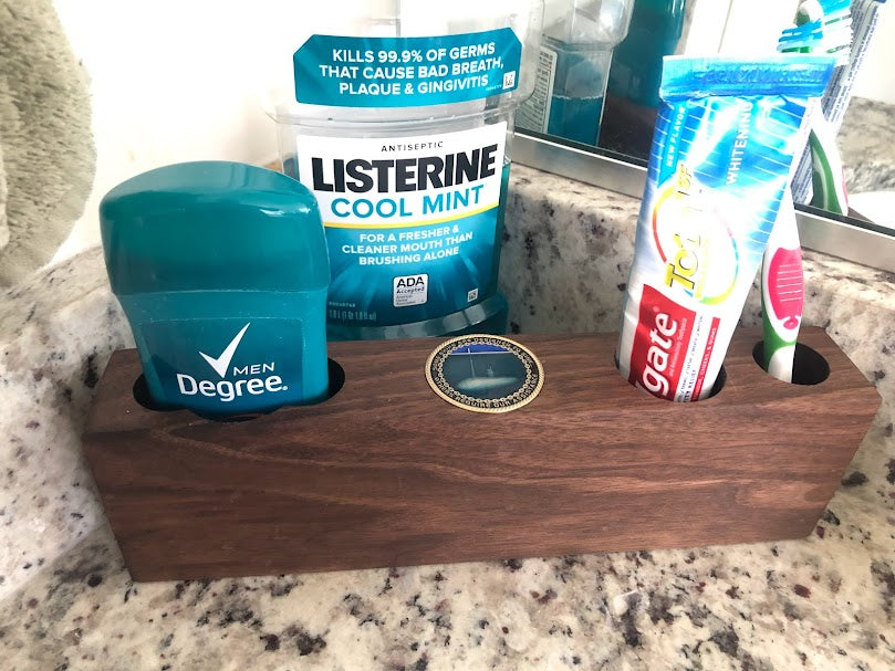 Walnut Toiletry Holder
